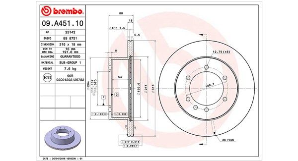 MAGNETI MARELLI Bremžu diski 360406072200